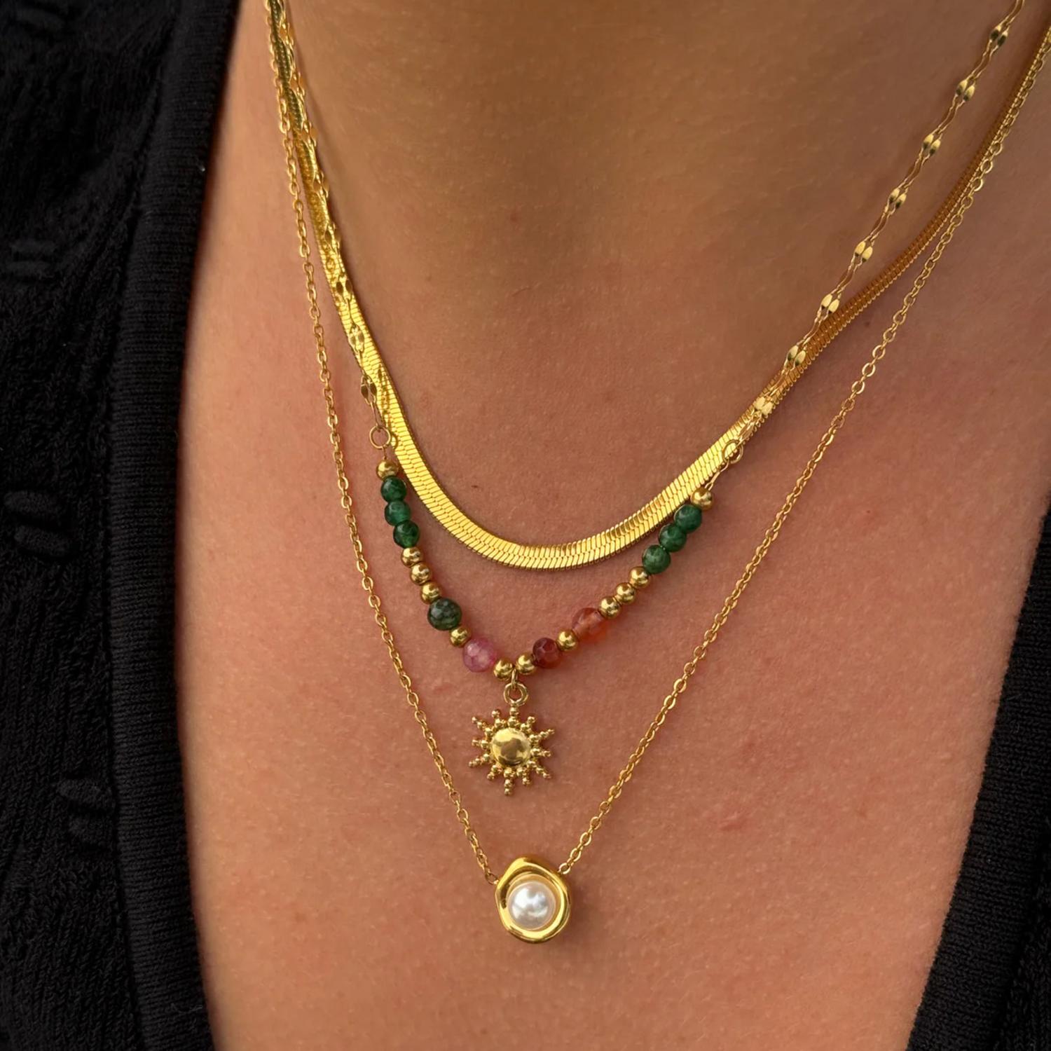 Collier Solea Verde