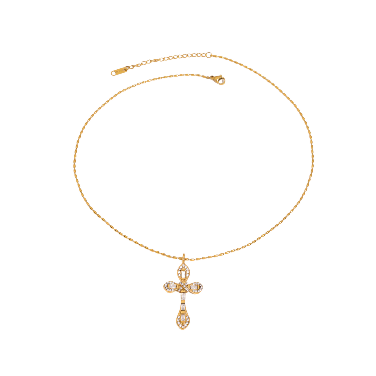 Collier Croix Blanca