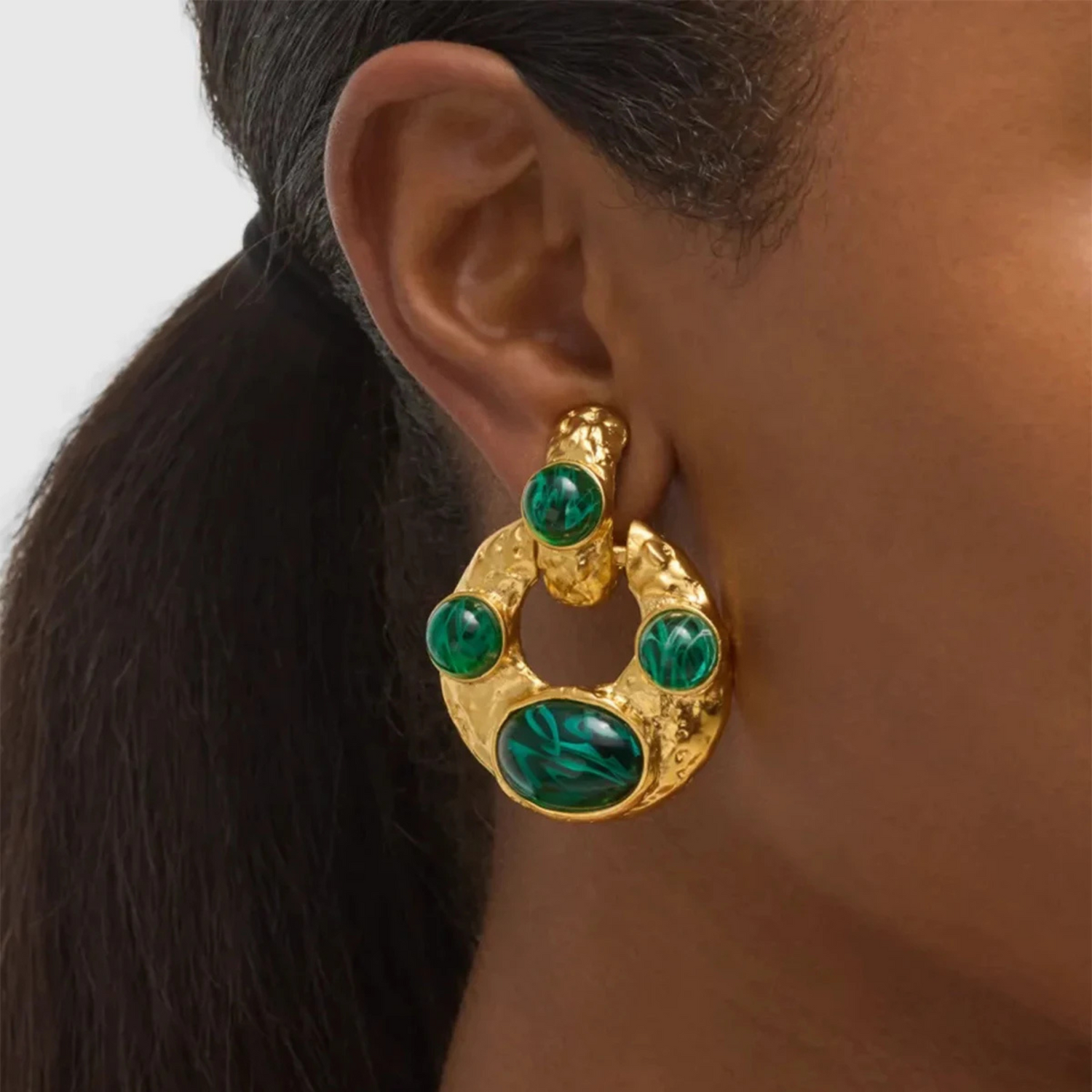 Boucles d’Oreilles Emeralda