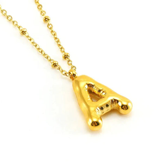 Collier Lettre Ballon